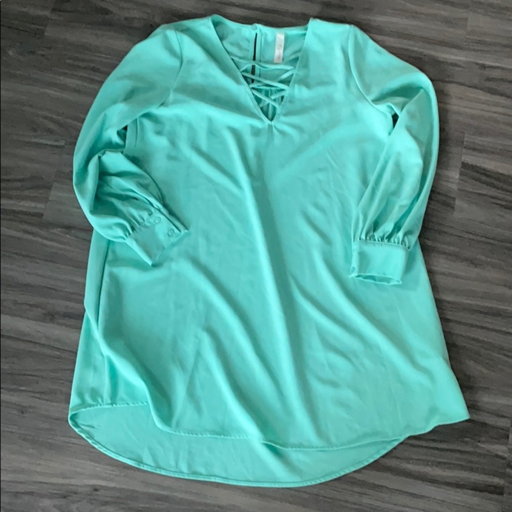 Teal Dress